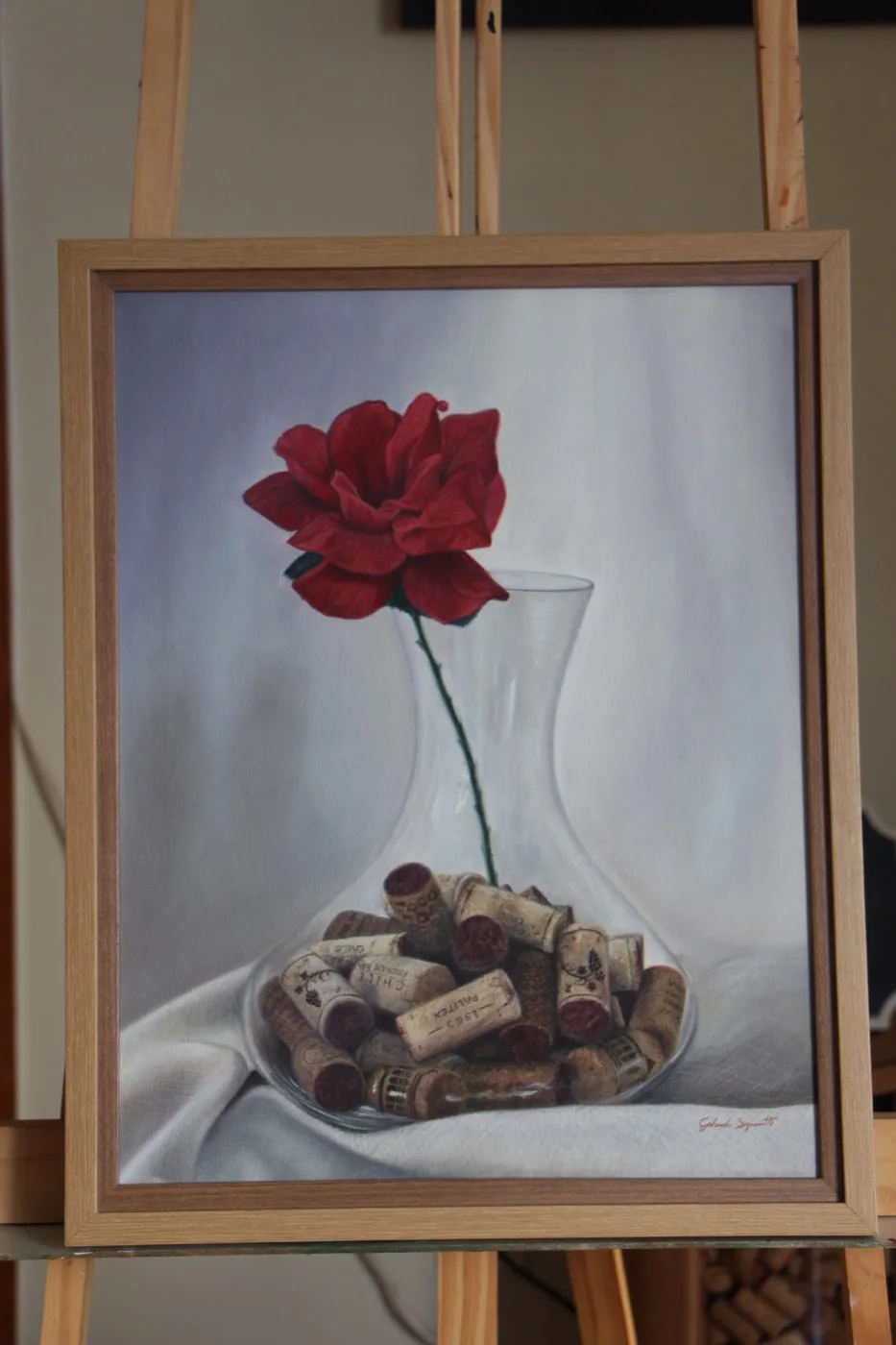 Guarda — Óleo sobre tela — o detalhe